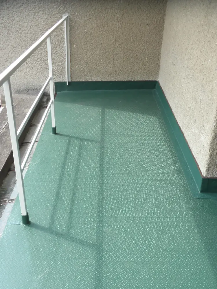 Terasa v Rychnově nad Kněžnou po aplikace hydroizolace